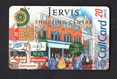 1996 Ireland 20 unit Jervis Shopping Centre (ODS1) Call Card Used. Telecom Eireann card number 1148.