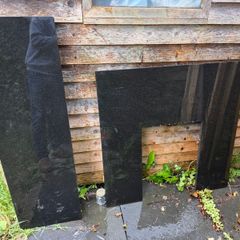 Granite Ram-Head Surround and granite fireplace heart. Dimensions are on the photos. Can sell separety