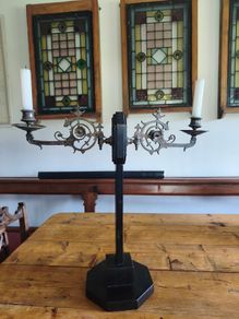 Antique candle holder