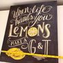 Decorative Canvas - Lemon Gin&Tonic Image 4