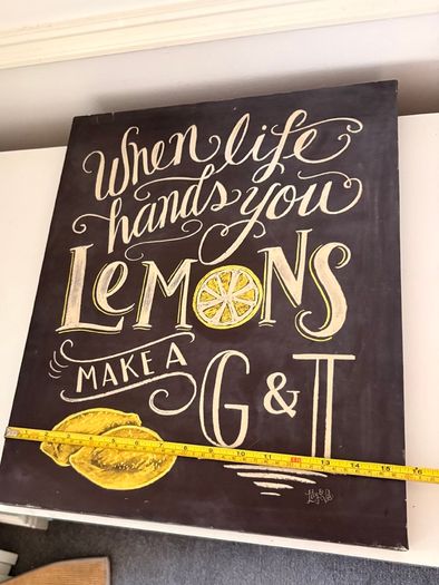 Decorative Canvas - Lemon Gin&Tonic