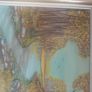 Vintage 70's Framed "Autumn Stream" Oil Painting Image 3