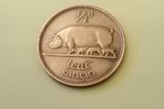1967 Eire 1/2d Half Penny