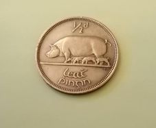 1967 Eire 1/2d Half Penny