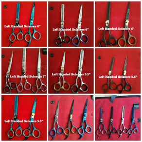 Professional Left Hand Barbering & Hairdressing Scissors for sale