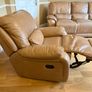 Leather Reclining Sofa & Armchair Image 6
