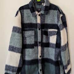 H&M Green Tartan Shacket Men's Size Large.