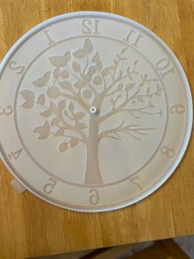 Tree clock resin mould