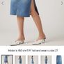 Levi's midi denim skirt Image 7