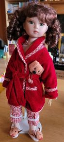 Vintage porcelain doll - Leonardo collection