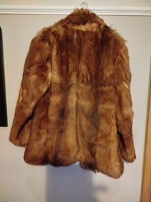 Real fur vintage jacket