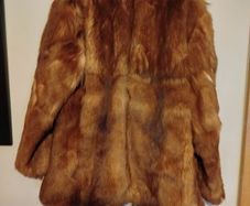 Real fur vintage jacket