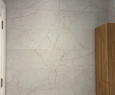Azuvi grey ceramic wall tiles 30cm x 90cm