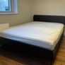 IKEA Upholstered Bed Frame & Premium Mattress Bundle - Chocolate Image 2
