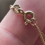 ct Gold Chain with Diamond Pendant Image 3