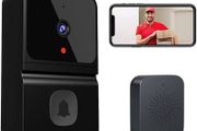 Video Doorbell Camera with Wireless Chime, Intercom HD Night Vision WiFi Rechargeable Security Door Bell Wireless with Camera,2-Way Audio,Cloud Storage,APP Control,Smart Camera for Apartment (FREE SHIPPING)