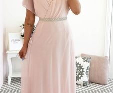 Elegant Jenny Yoo Collection evening gown bridesmaid dress