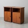 Pair of MCM Retro Teak Bedside Lockers Image 2