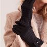 Stylish Black Baker Boy Style Hat + matching gloves available Image 6