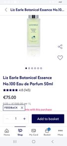 Liz Earle Perfume Botanical Essence 100. 50 ml