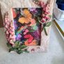 BUTTERFLIES picture framed in stone finish frame edged with flowers. Image 4