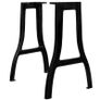 Dining Table Legs 2 pcs A-Frame Cast Iron Image 5
