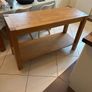 oak console table Image 3