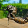 Rose Thrower - Bronze, Marble, Signed Image 9