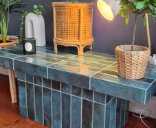 Bespoke handmade one off tiled Coffee Table