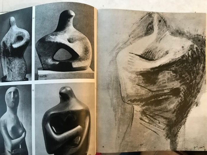 Vintage 'The Art of Henry Moore' Hardcover 1960