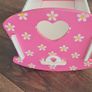 Children toy wooden dolls cot Image 2