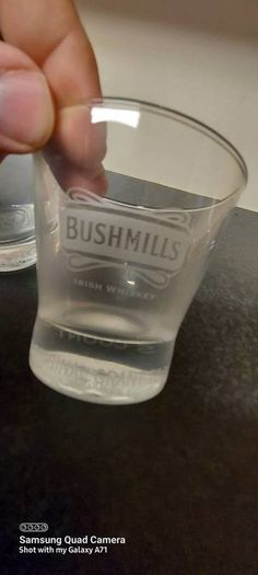 bushmills tumbler glasses x 2,price includes post to anywhere in Ireland, collectors item,