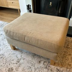 Cream Ottoman Footstool