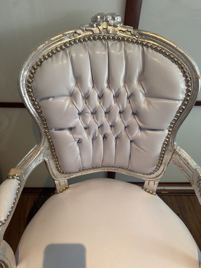 Chair silver studded