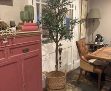Very large beautiful faux olive tree