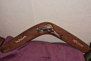 Large hand painted Boomerang