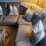 mocha leather sofa Image 2