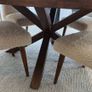 150cm Round Dining Table Ex Display Like New Image 5