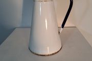 White Enamel Water Pitcher