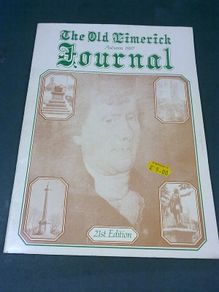 The Old Limerick Journal Autumn 1987 Ireland Irish local history J. Kemmy letter
