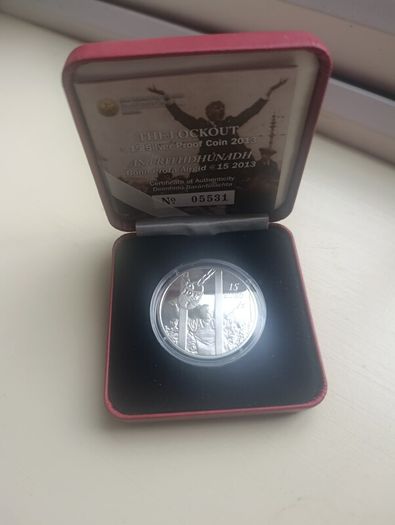 2013 Jim  Larking Lockout Silver Proof Coin
