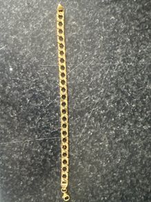 Gold chaps bracelet 9ct