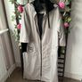 coat grey Naya lightweight coat with hood size 2 12/14 Image 2