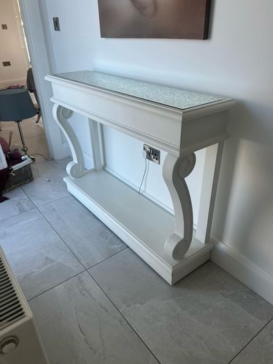 White Console Table