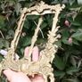 Photo Frame Vintage Brass Rectangular Decorative Desk Picture Holder Image 10