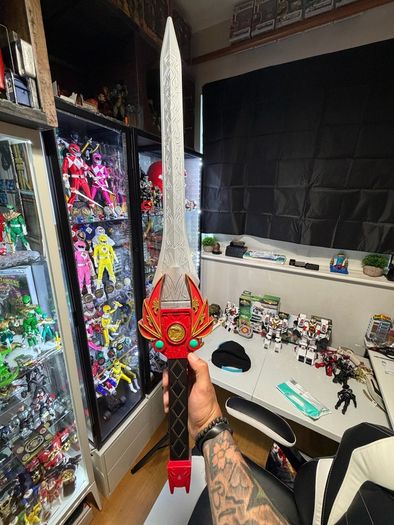 Power rangers lightning collection Red Ranger Power sword