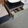 Hib 600 Sage unit marble top and bowl Image 2