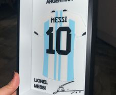 Lionel Messi - 3D Jersey Frame