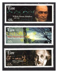 2005 Ireland UNESC Year of Physics Commemorative Stamps Mint Never Hinged (MNH)