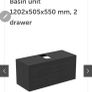 Vanity Unit 1200mm - 2 Drawers Image 2